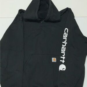 Carhartt Black Pullover with Sleeve Logo